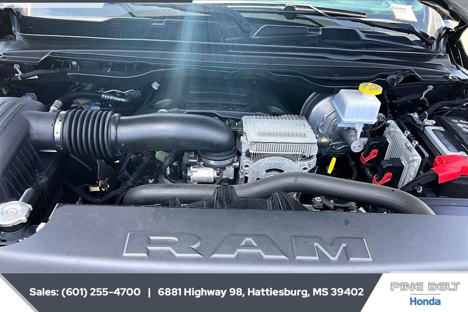 Used 2022 Diamond Black Crystal Pearlcoat Ram Big Horn image 8
