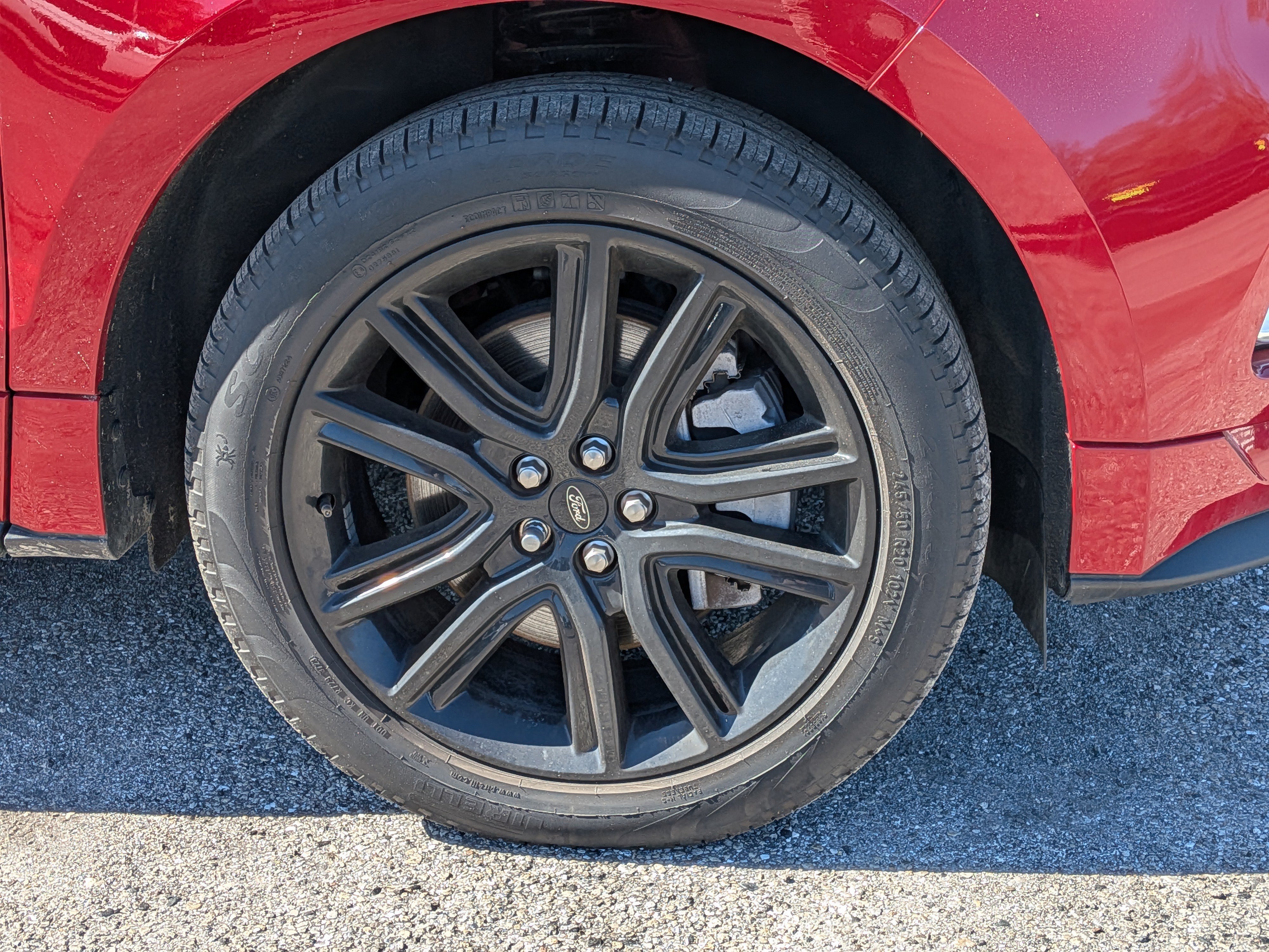 Used 2024 Rapid Red Metallic Tinted Clearcoat Ford ST-Line image 11