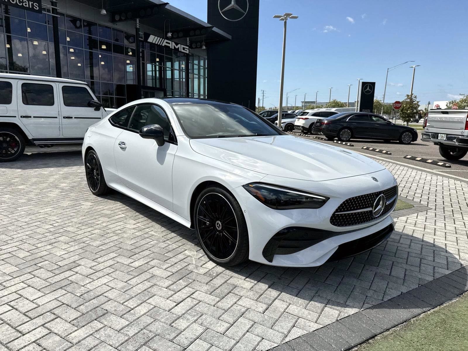 New 2026 Moonlight White Mercedes-Benz 450 4MATIC® Coupe image 7
