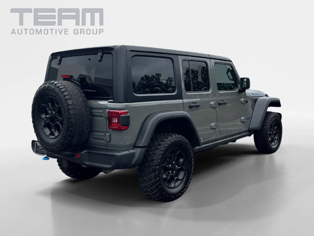 Used 2021 Gray Jeep Unlimited Rubicon 4xe image 7