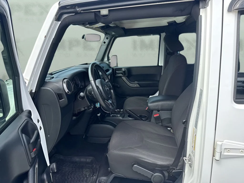 Used 2017 White Jeep Unlimited Sport image 8