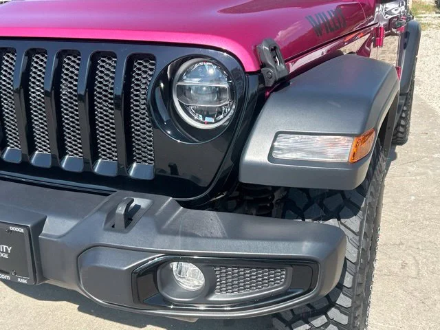 Used 2021 Red Jeep Unlimited Willys image 11