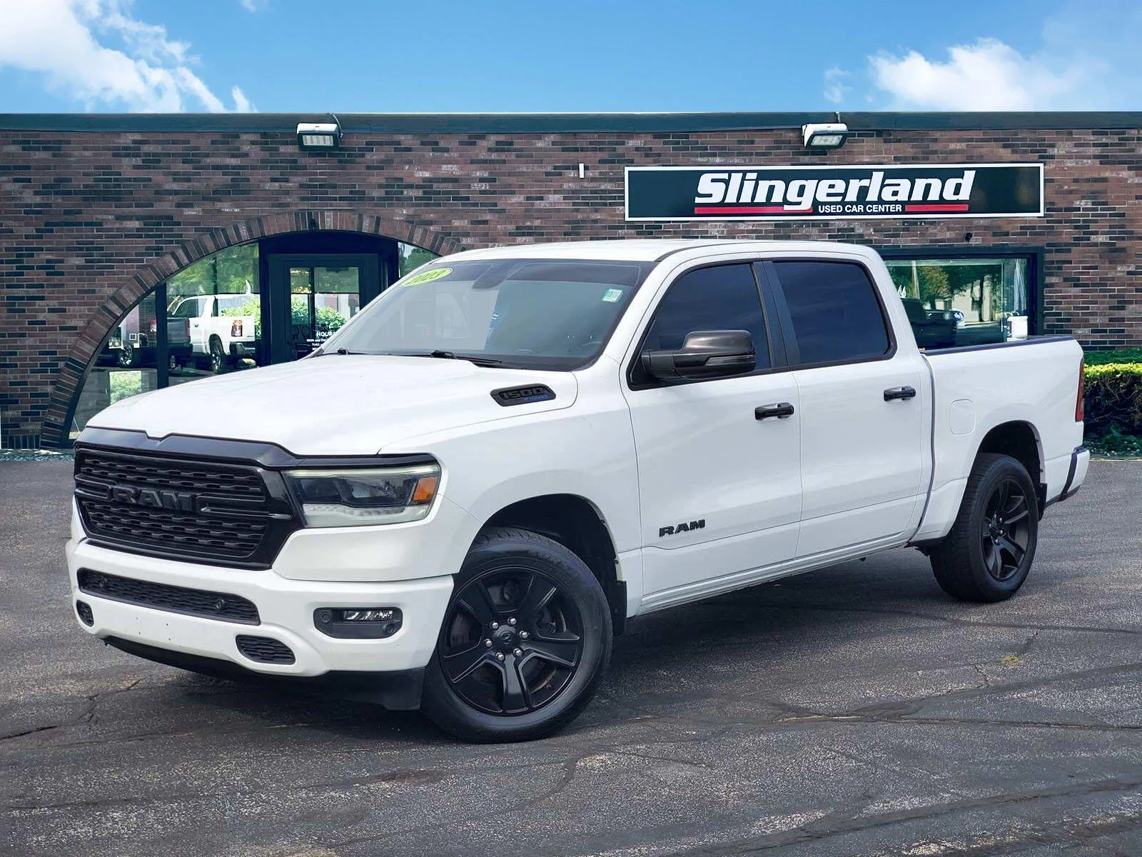 Used 2023 Bright White Clearcoat Ram Big Horn image 1