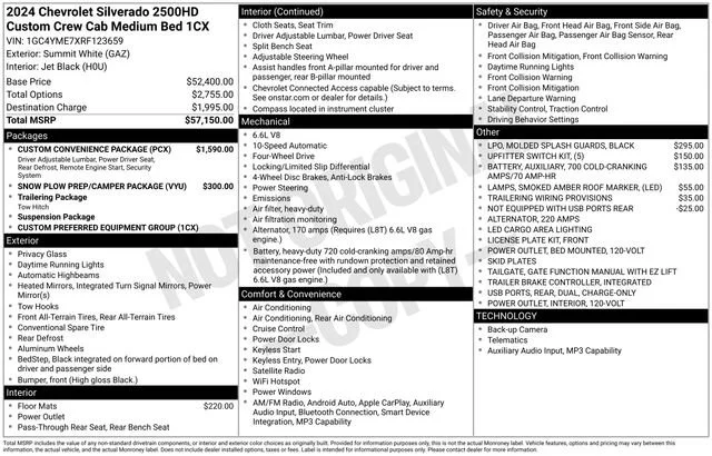 Used 2024 Summit White Chevrolet Custom image 5