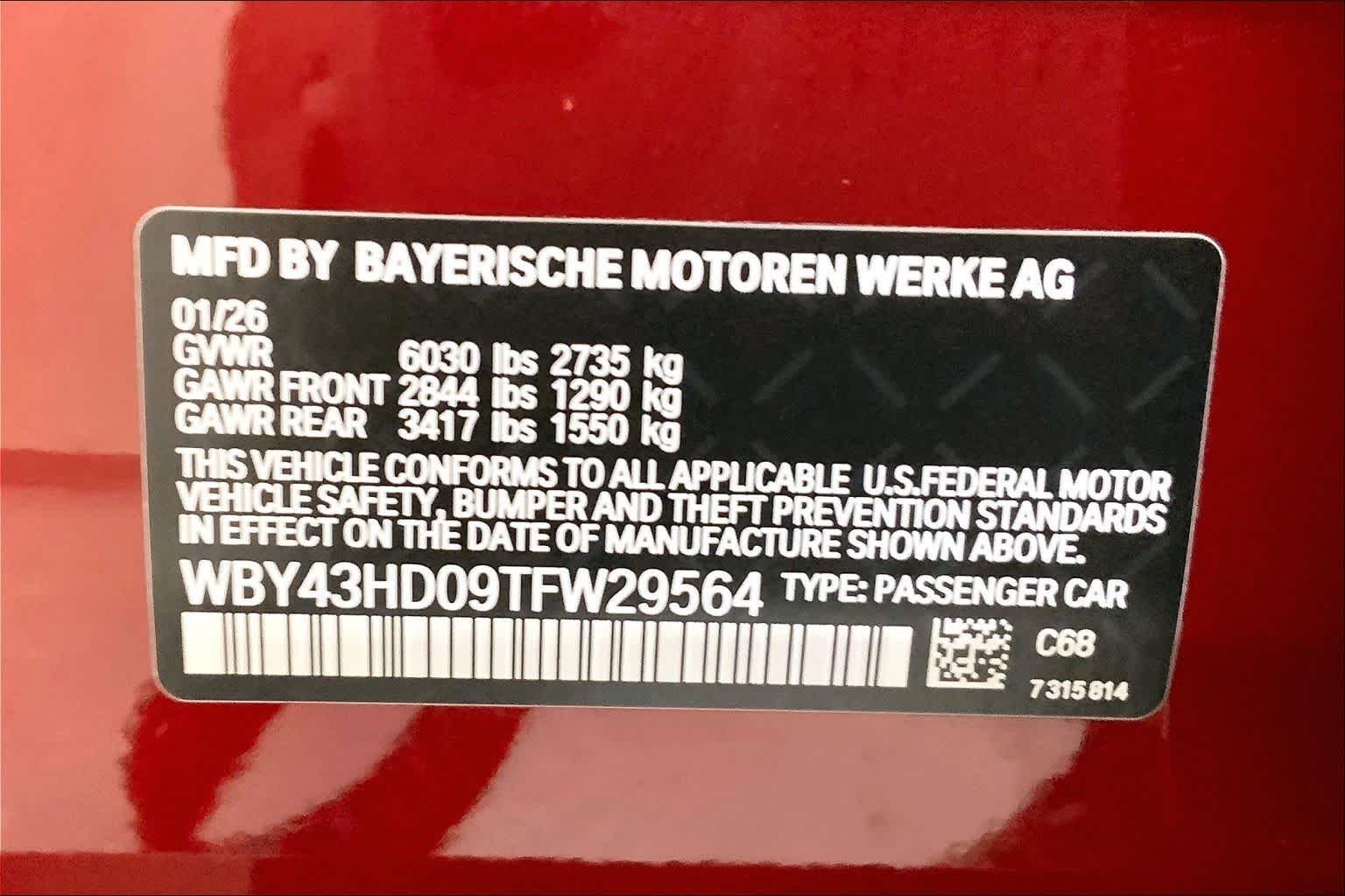 New 2026 Vegas Red Metallic BMW xDrive40 image 21