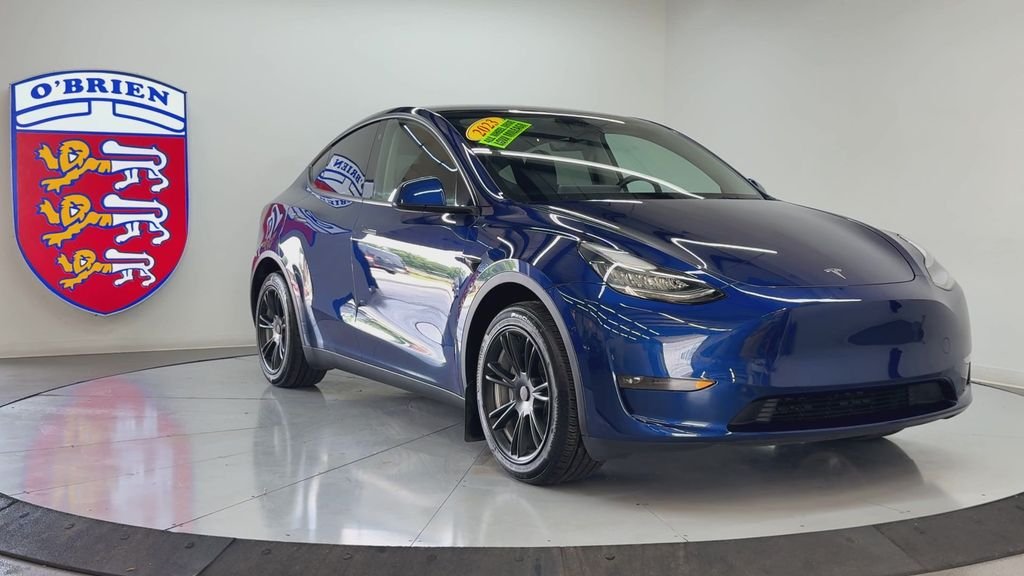 Used 2023 Deep Blue Metallic Tesla Long Range image 2