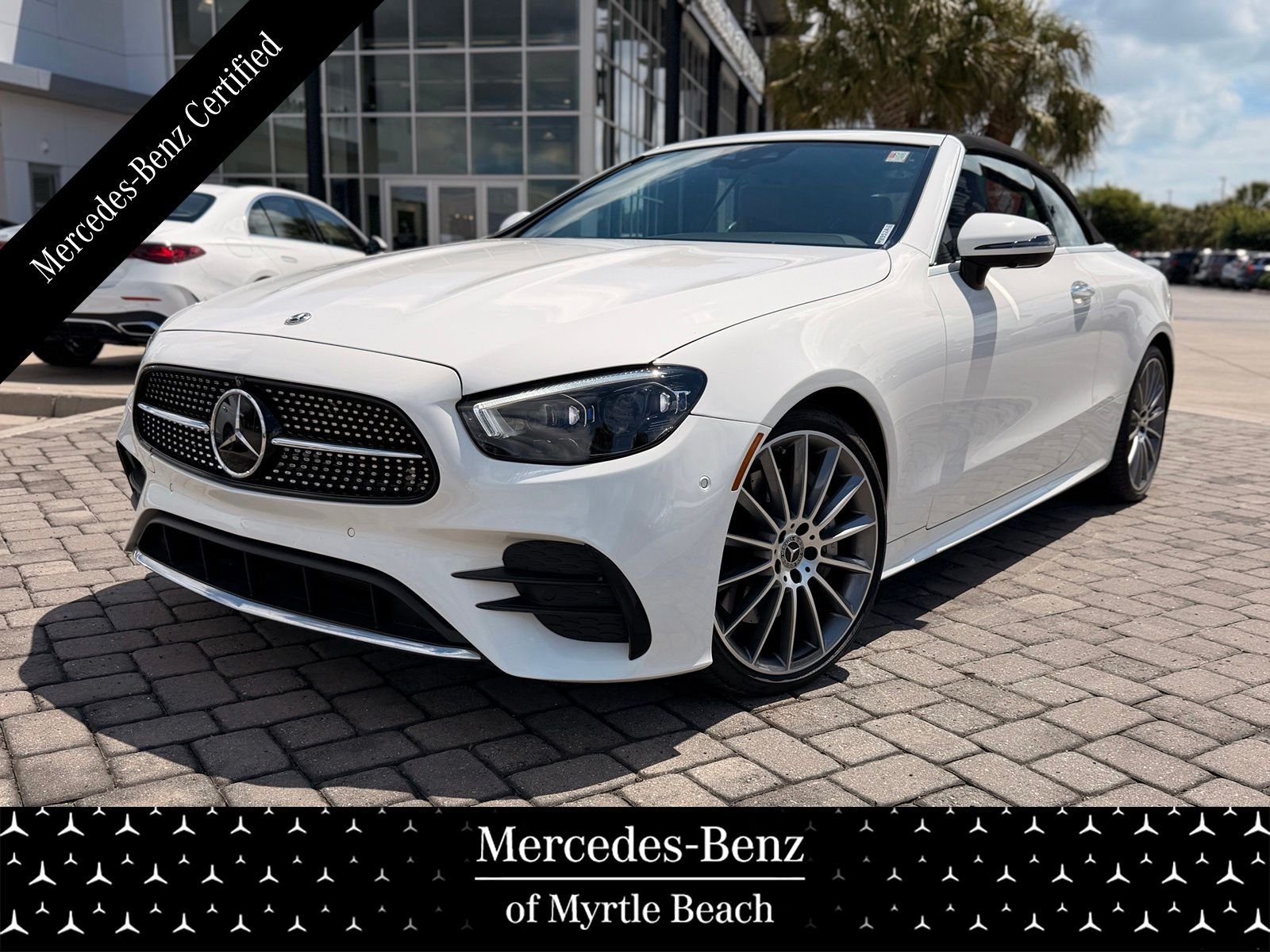 Certified Used 2023 Polar White Mercedes-Benz E 450 image 1