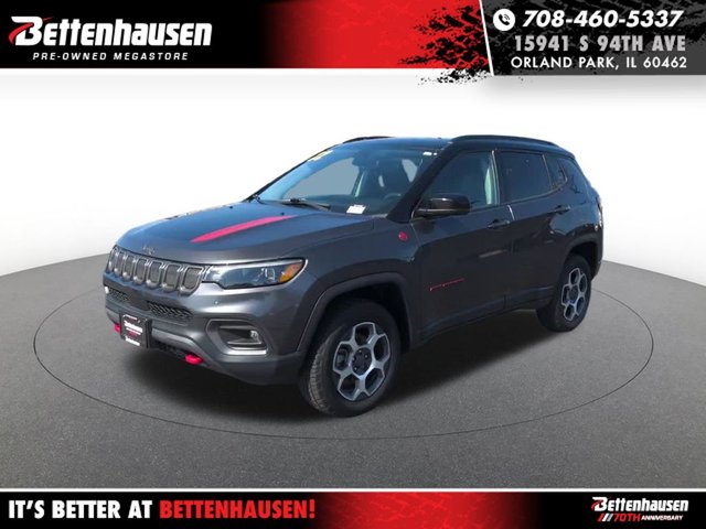Certified Pre-Owned 2022 Jeep Compass Trailhawk With Navigation & 4WD