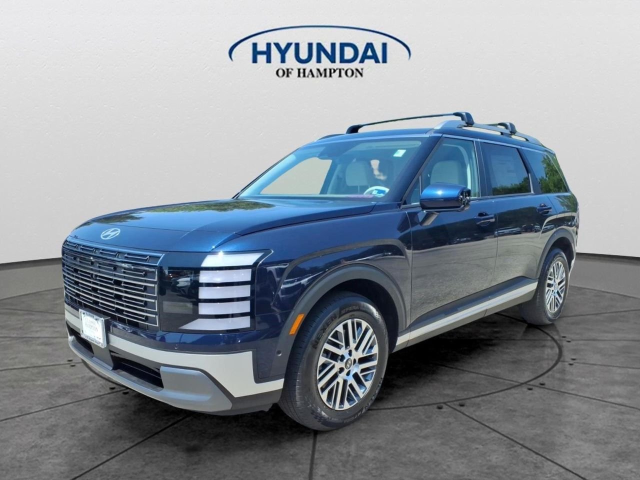 New 2026 Classy Blue Pearl Hyundai SEL Premium AWD image 1