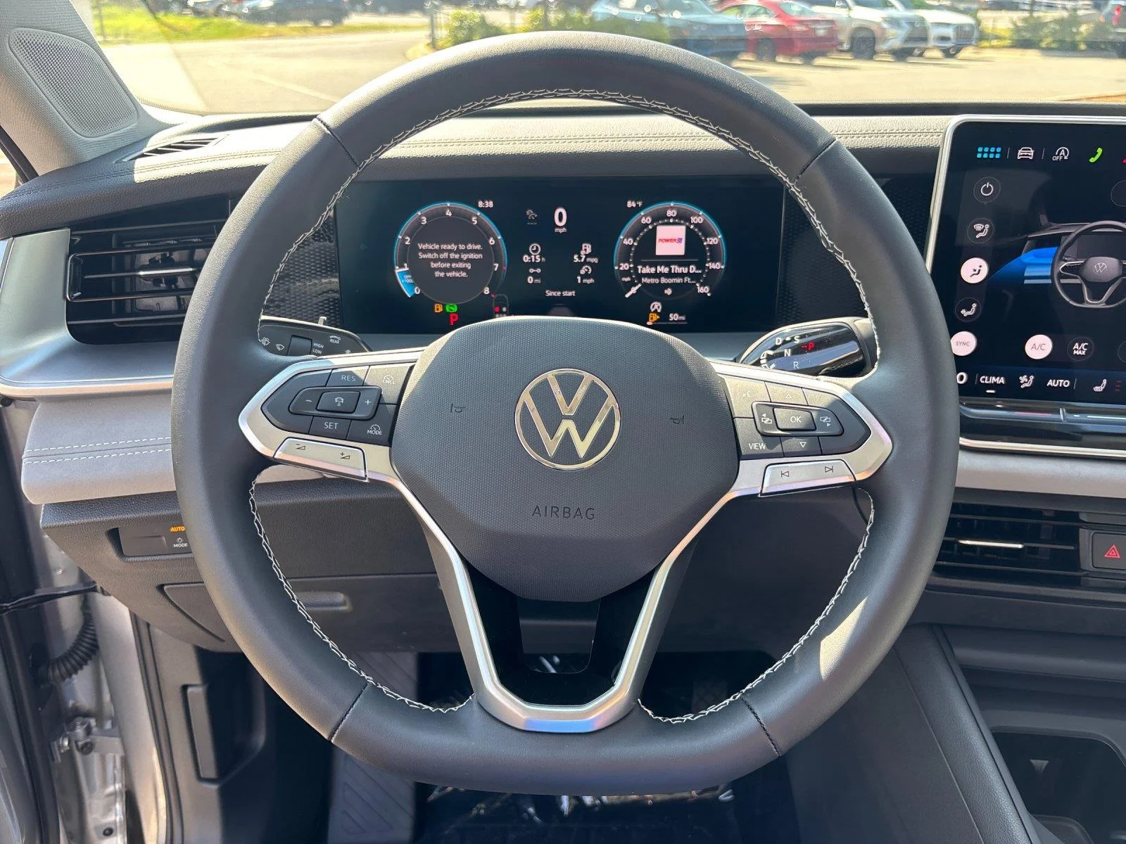 New 2026 pyrite silver metallic Volkswagen SE image 18
