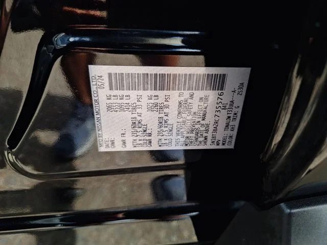 Used 2024 Black Nissan SV image 29