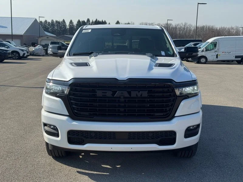 New 2026 Ivory White Tri-Coat Pearl-Coat Exterior Paint RAM Laramie image 8