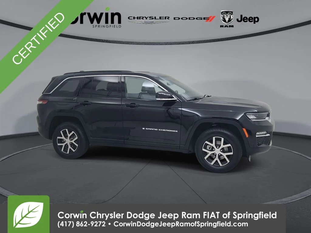 Certified Used 2025 Black Jeep Limited image 1