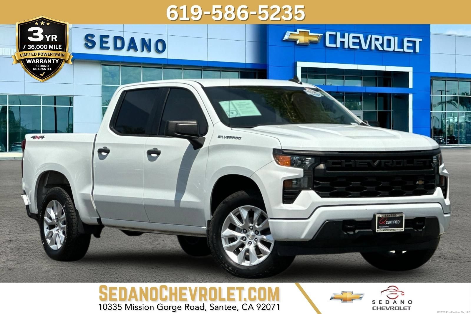 Used 2022 Summit White Chevrolet Custom image 1