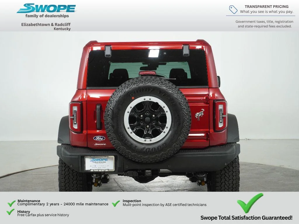New 2026 Ruby Red Metallic Tinted Clearcoat Ford Badlands® image 6