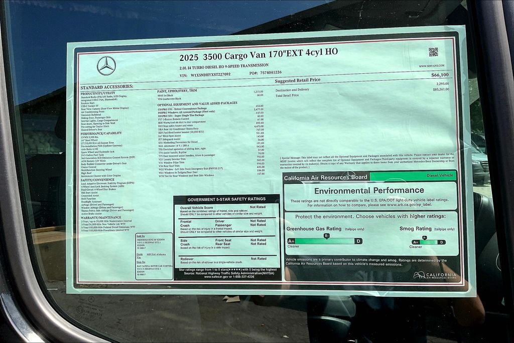 New 2025 Jet Black Mercedes-Benz Cargo 170 WB image 12