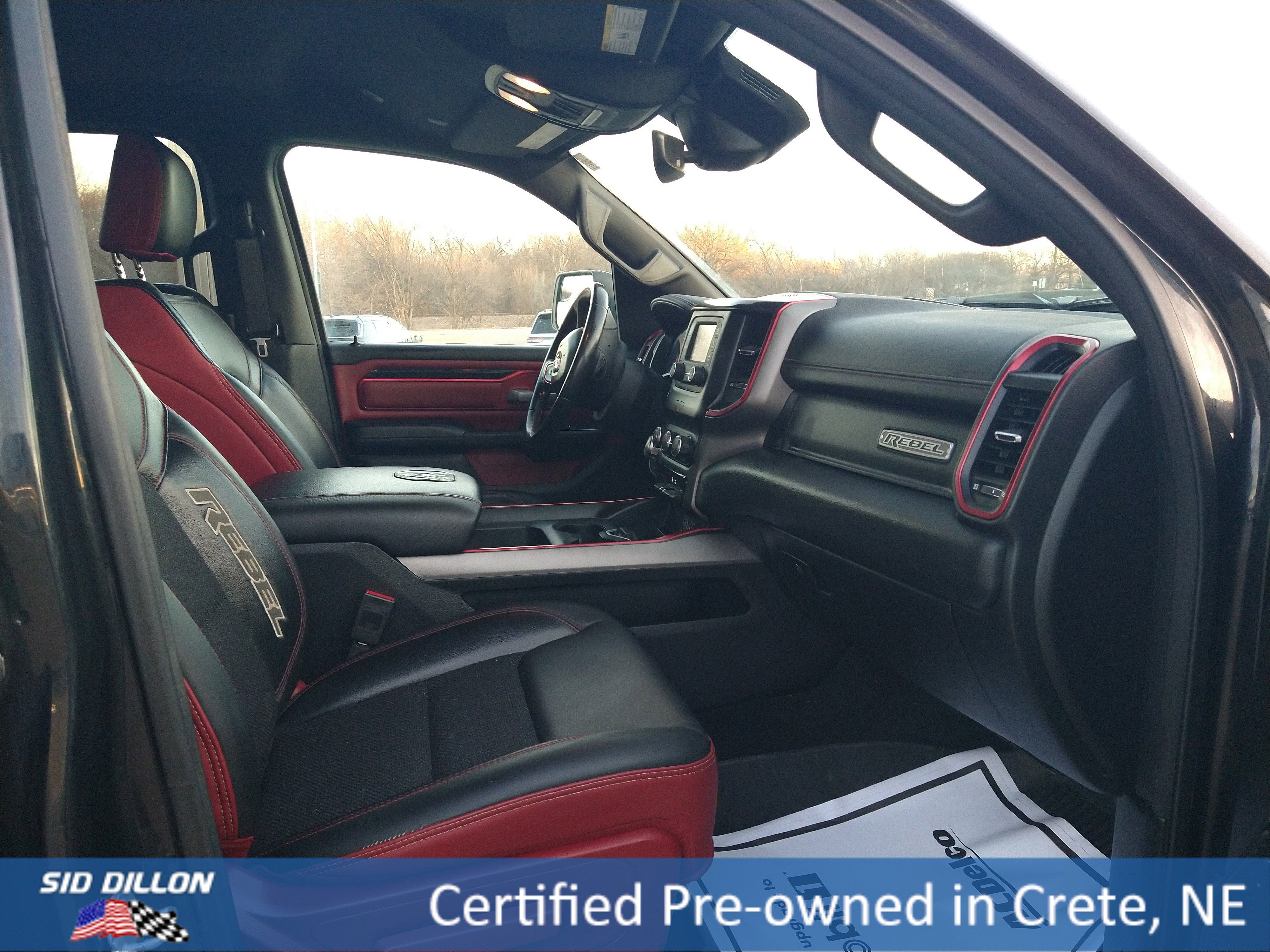 Used 2022 Diamond Black Crystal Pearlcoat Ram Rebel image 4