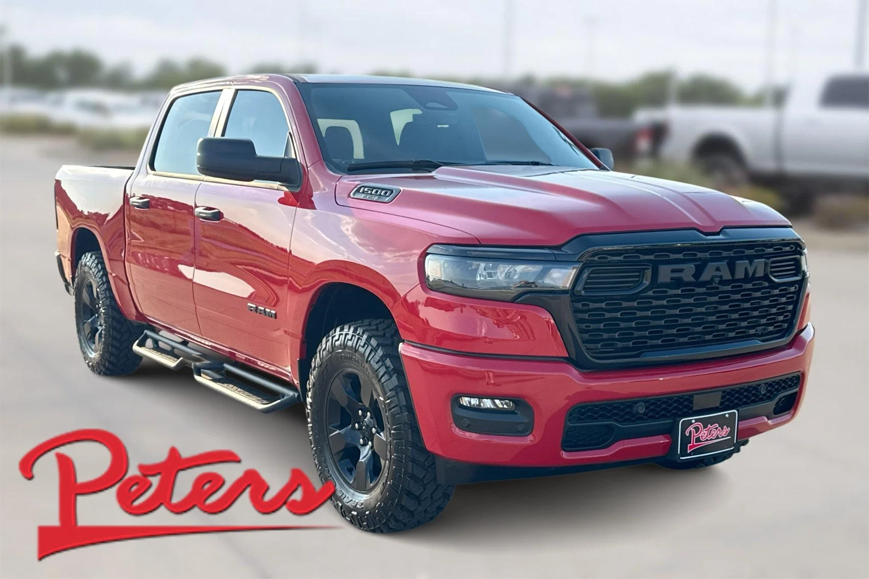Used 2025 Flame Red Clearcoat Ram Tradesman image 1