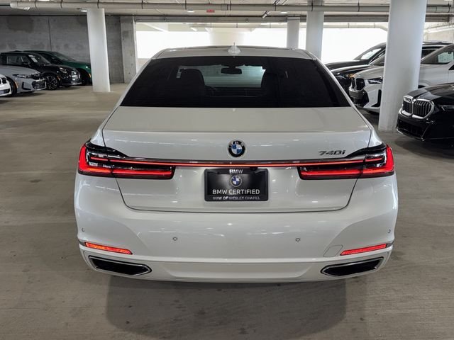 Certified Used 2022 Mineral White Metallic BMW 740i image 7
