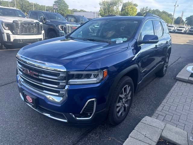 Used 2023 ULTRA BLUE METALLIC GMC SLT image 3