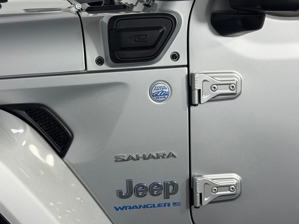 Certified Used 2023 Silver Jeep Sahara 4xe image 11