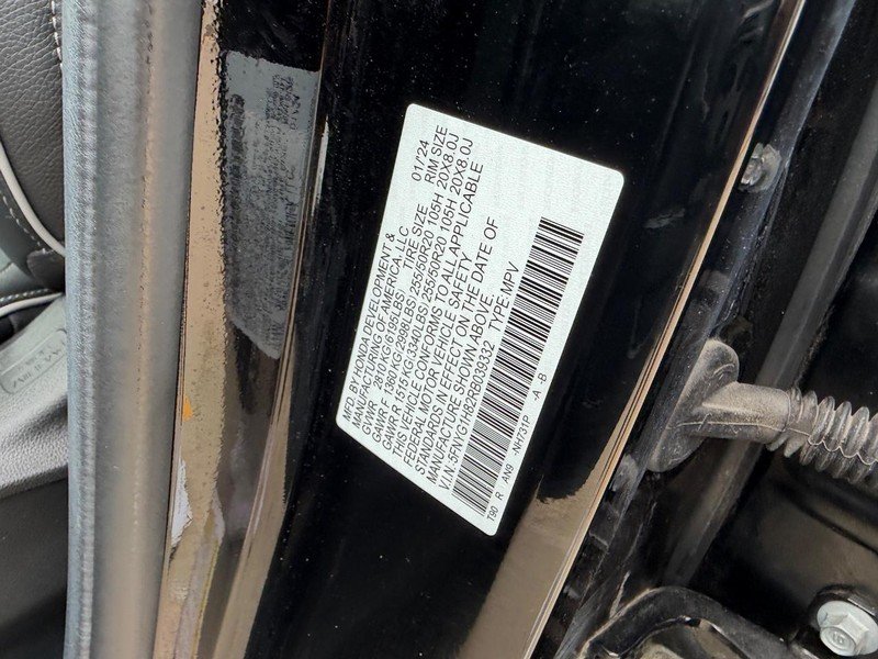 Certified Used 2024 Crystal Black Pearl Honda AWD ELITE image 26