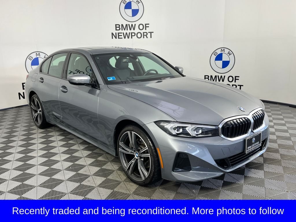 Used 2023 Gray BMW 330i xDrive image 1