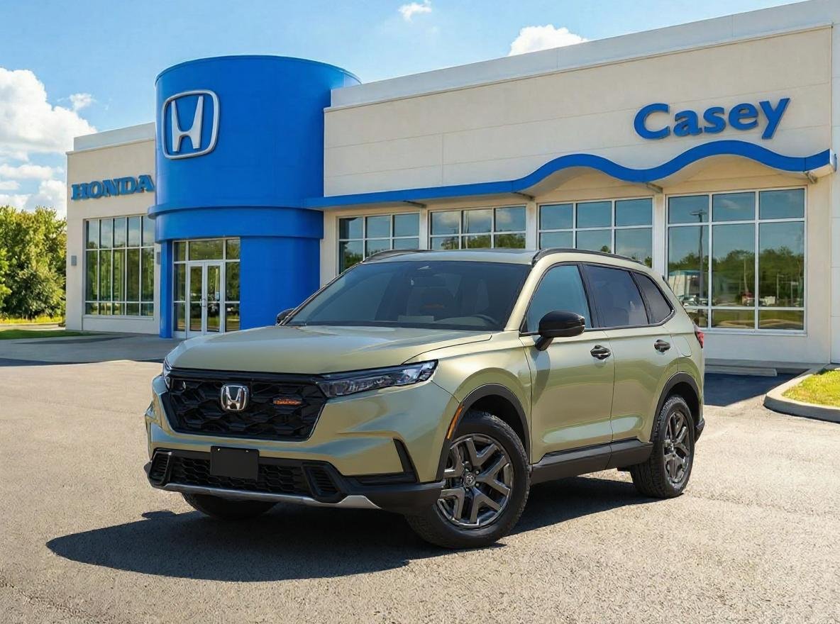 New 2026 Ash Green Metallic Honda TrailSport image 1