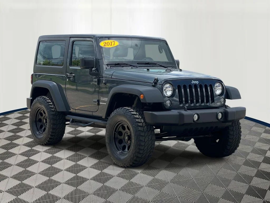 Used 2017 Gray Jeep Sport 4x4 image 6