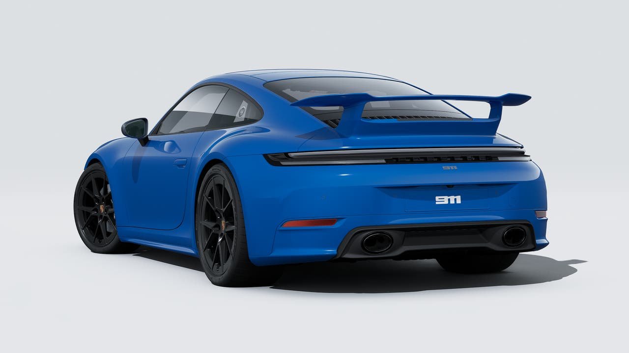 New 2026 Lugano Blue Porsche Carrera T image 3