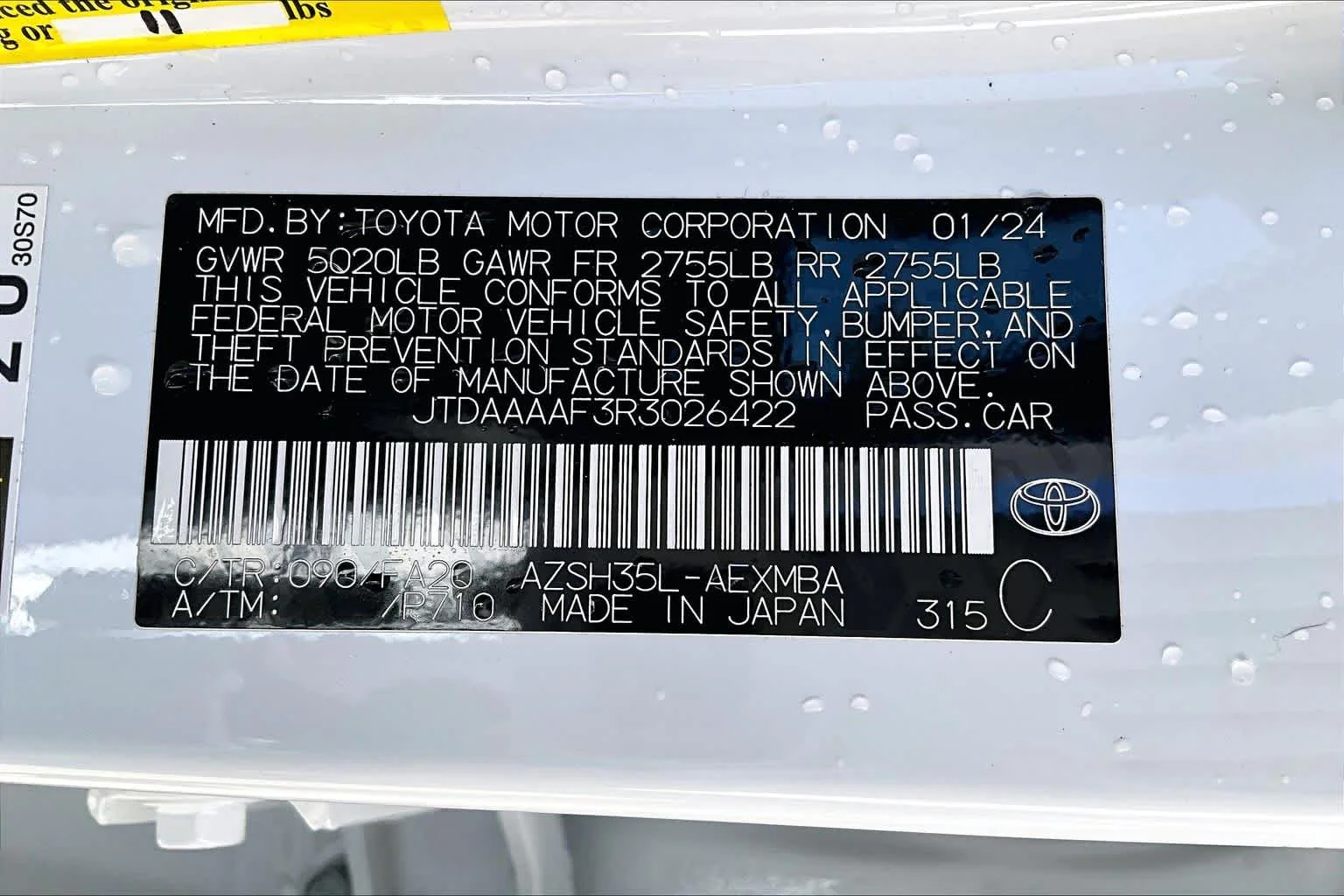 Used 2024 Oxygen White Toyota XLE image 29