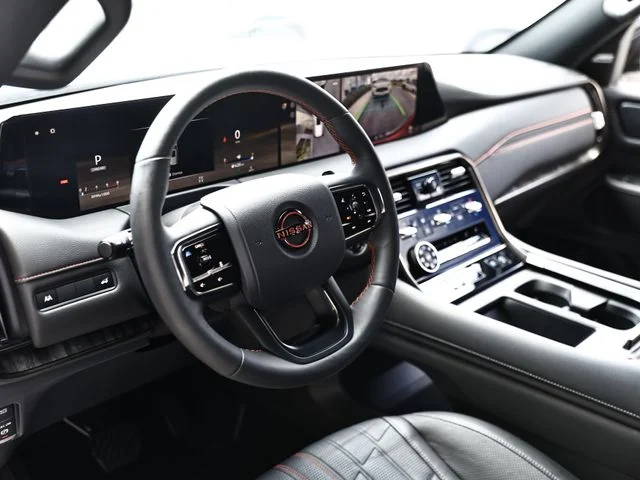 Used 2025 Aspen White/Super Black Nissan PRO-4X image 19