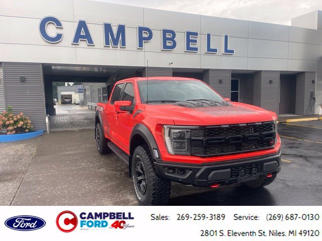 Certified Used 2023 Orange Metallic Ford Raptor image 1