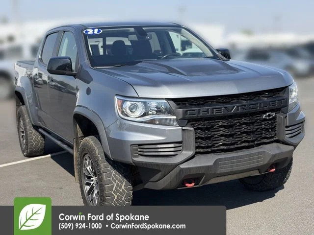 Used 2021 Satin Steel Metallic Chevrolet ZR2 image 1