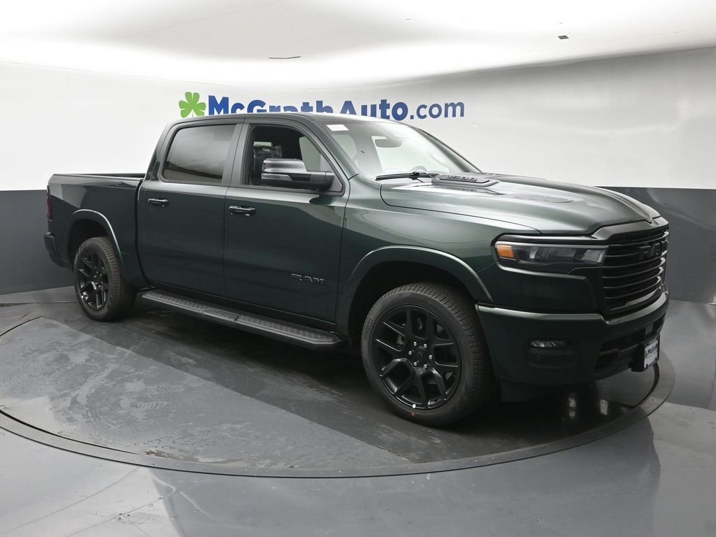New 2026 Serrano-Green Metallic Exterior Paint RAM Laramie image 2