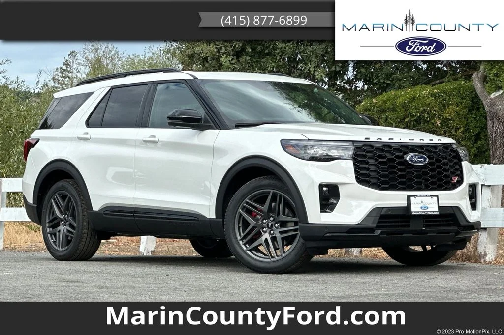 New 2026 White Metallic Ford ST image 1