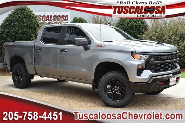 New 2026 Sterling Gray Metallic Chevrolet Custom Trail Boss image 1