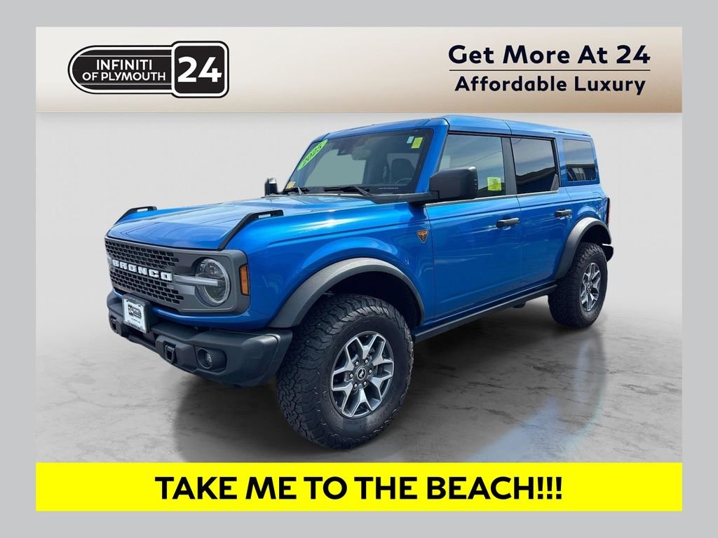 Used 2025 Blue Ford Badlands image 1
