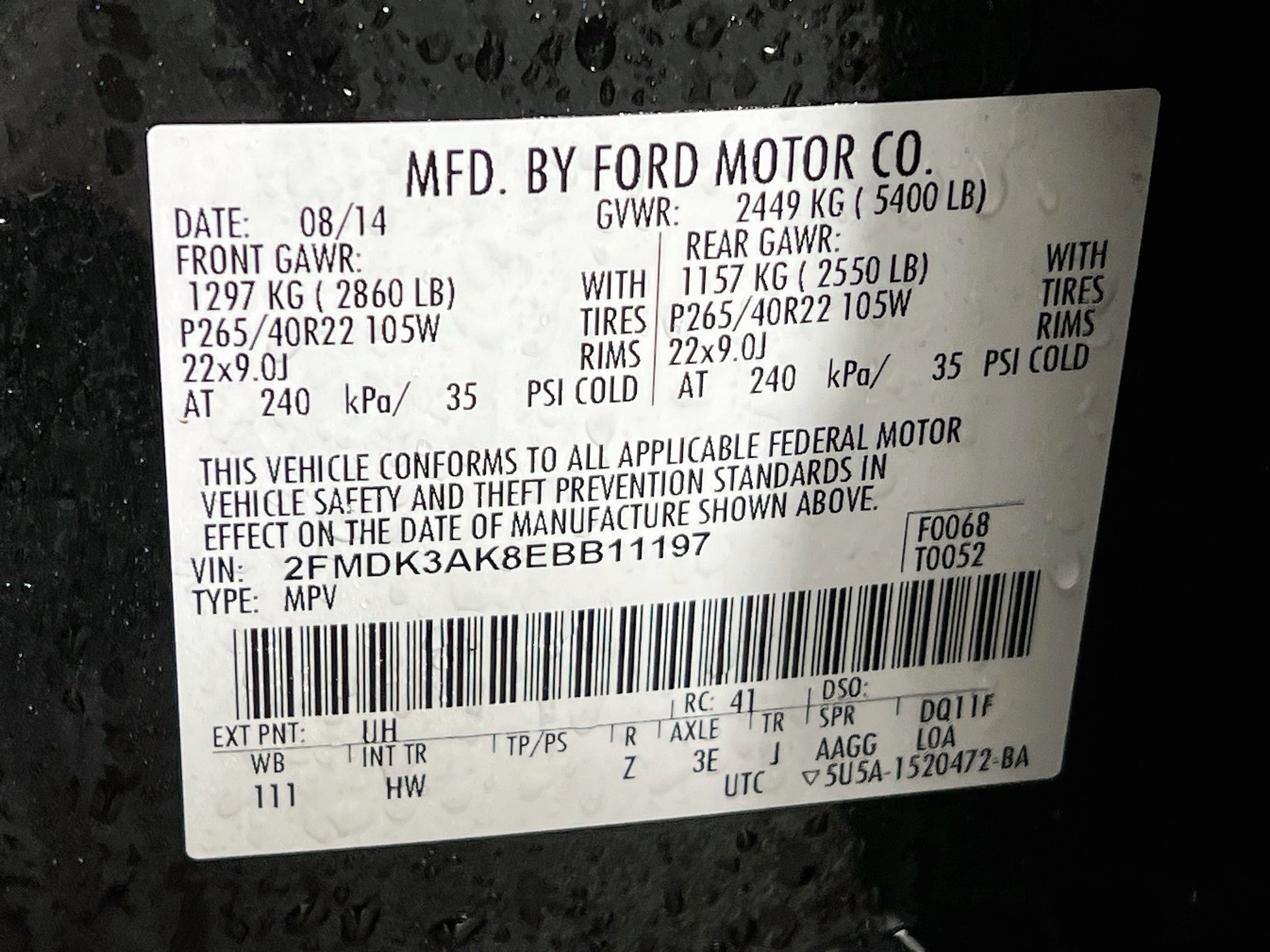 Used 2014 Black Ford SPORT image 11