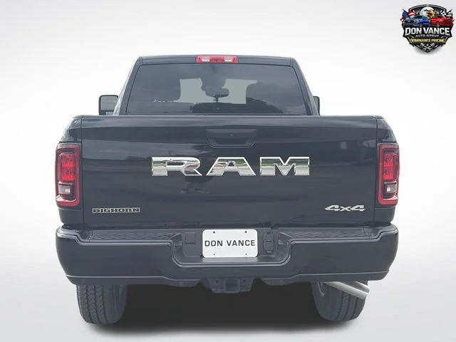 New 2026 Diamond Black Crystal Pearl-Coat Exterior Paint RAM Big Horn image 4