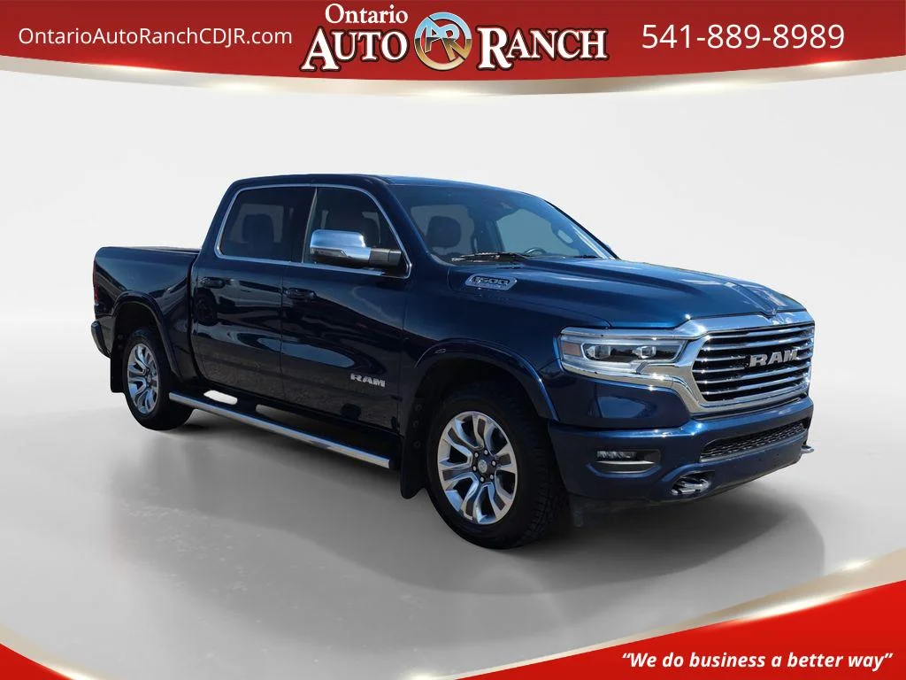 Used 2023 Patriot Blue Pearl Ram Limited Longhorn image 1