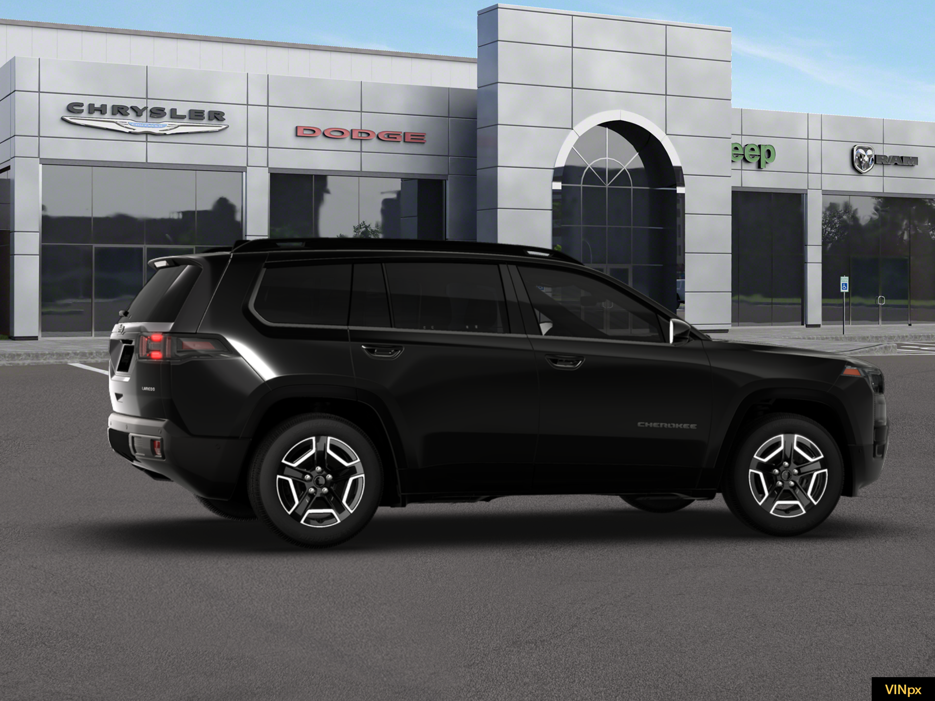 New 2026 Diamond Black Crystal Pearl-Coat Exterior Paint Jeep  image 15