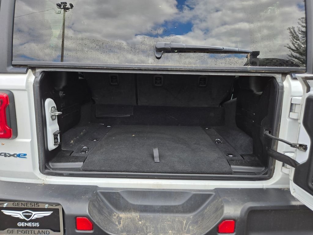 Used 2024 Bright White Clearcoat Jeep Rubicon 4xe image 14