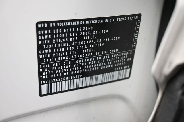Used 2019 White Volkswagen 2.0T S image 20