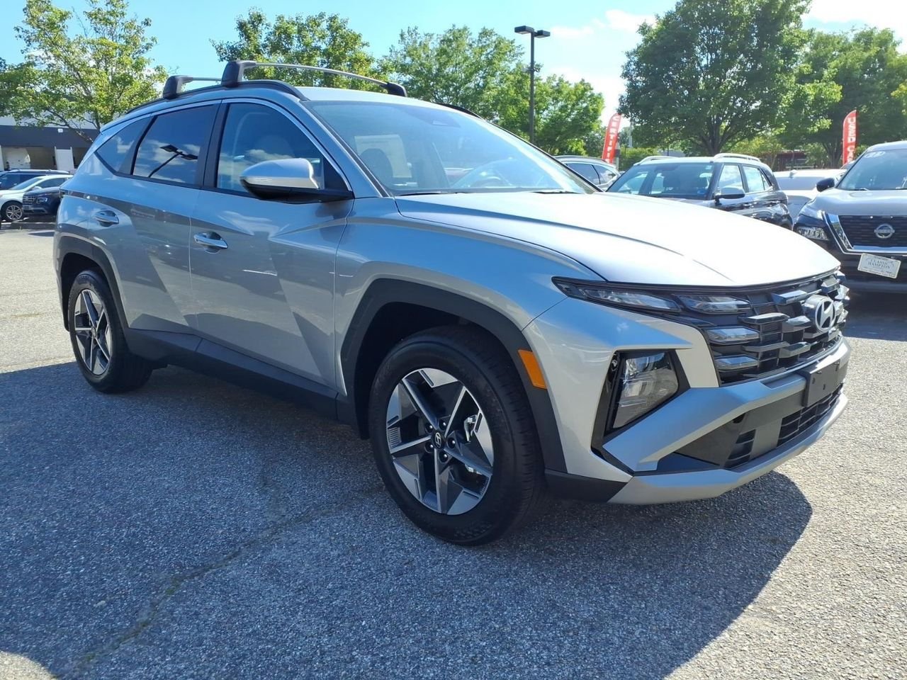 New 2026 Shimmering Silver Hyundai SEL FWD image 4