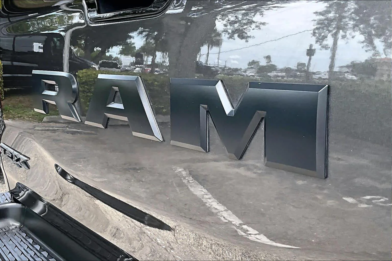 Used 2024 Granite Crystal Clearcoat Metallic Ram TRX image 31