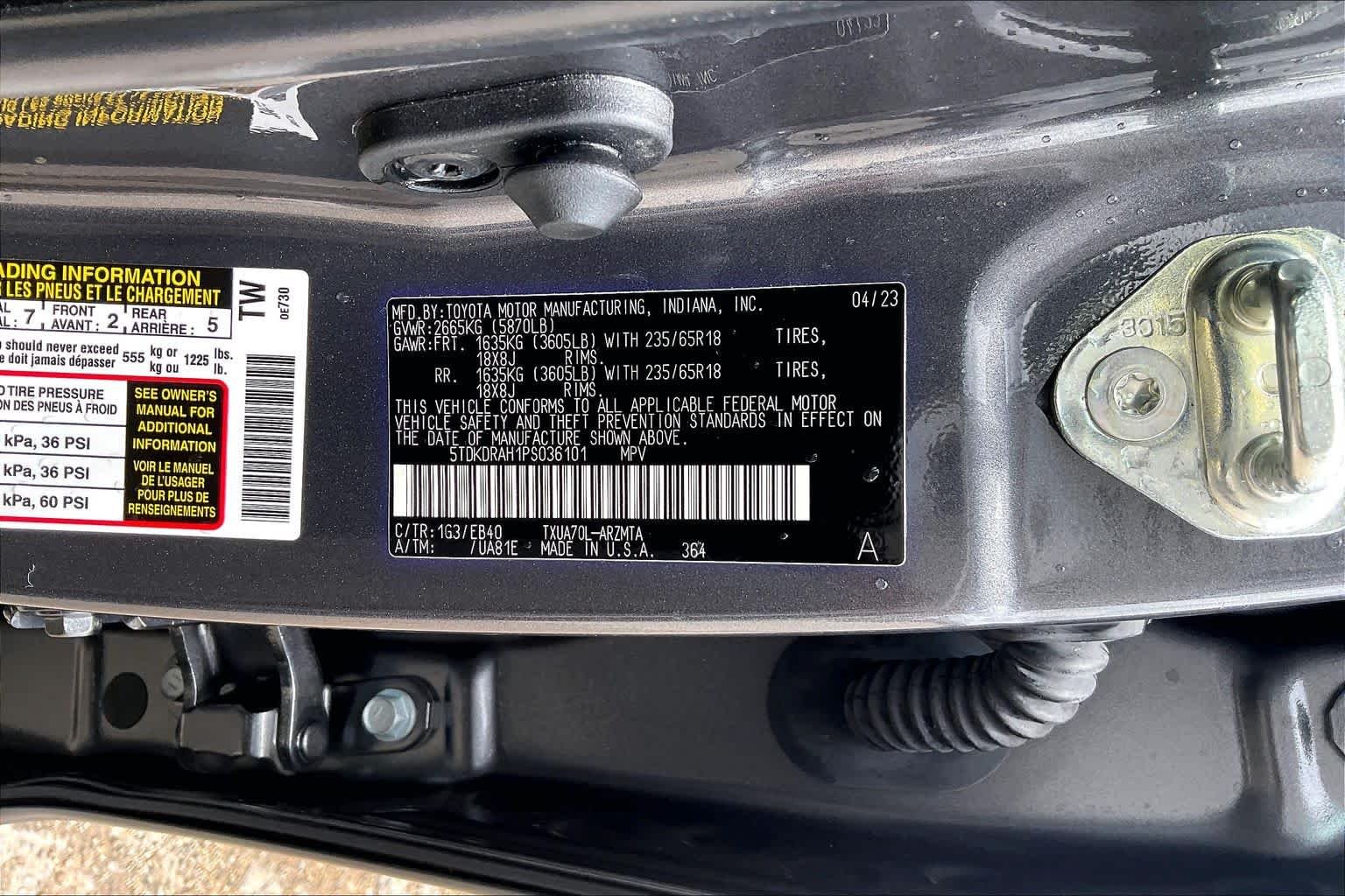 Used 2023 Magnetic Gray Metallic Toyota XLE image 31