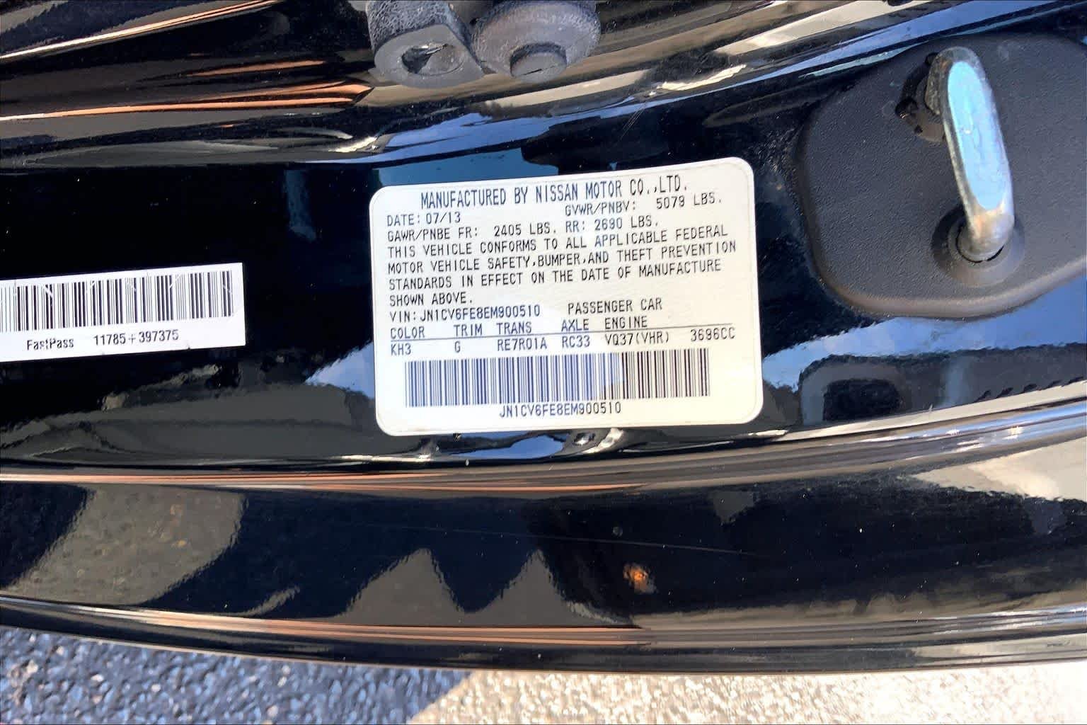 Used 2014 Black Obsidian INFINITI  image 33