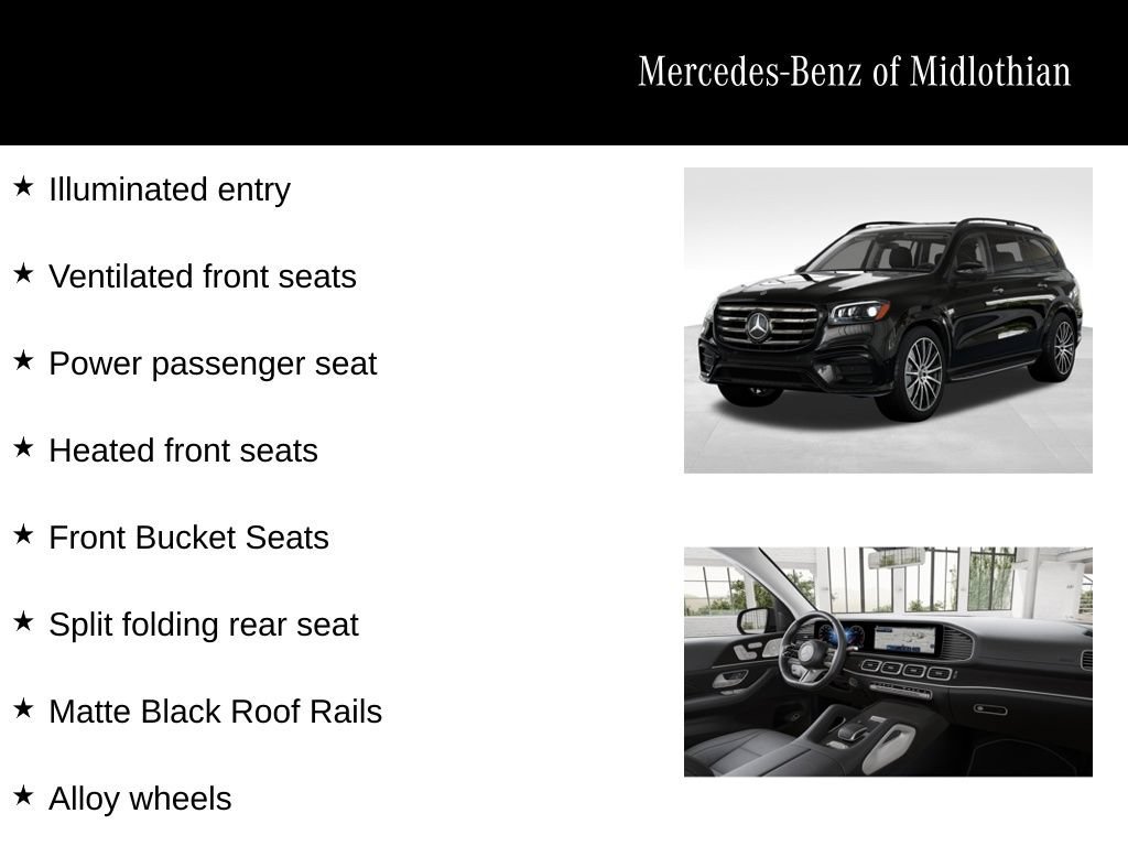 New 2026 Obsidian Black Metallic Mercedes-Benz GLS 450 image 70