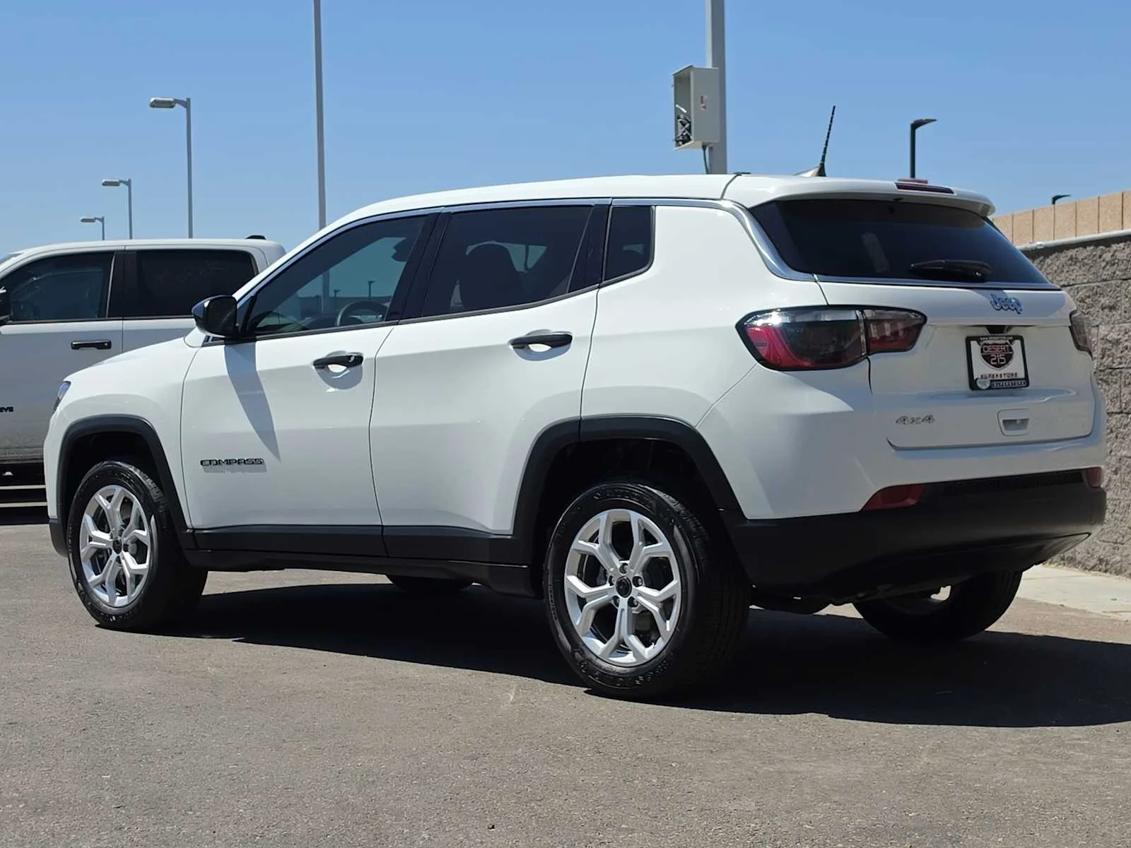 Used 2025 Bright White Clearcoat Jeep Sport image 7